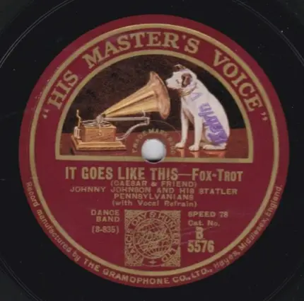 George Olsen's Music / Johnny Johnson - Doin' The Raccoon / It Goes Like This