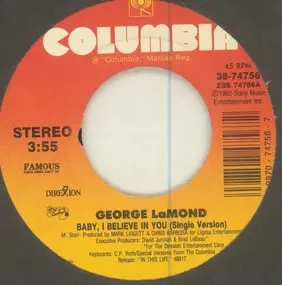 George Lamond - Baby, I Believe In You