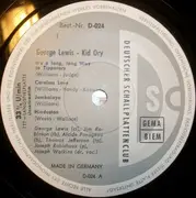 10'' - George Lewis / Kid Ory - George Lewis - Kid Ory