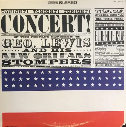 George Lewis And His New Orleans Stompers - Concert!