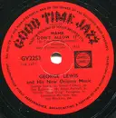 Schellack - George Lewis & His New Orleans Music - Willie The Weeper / Mama Don't Allow It