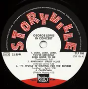 LP - George Lewis' Ragtime Band - George Lewis In Concert