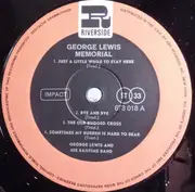 LP - George Lewis' Ragtime Band - George Lewis Memorial
