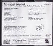 CD - George Lewis - In Concert Manchester Free Trade Hall