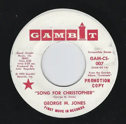 George M. Jones - Song For Christopher