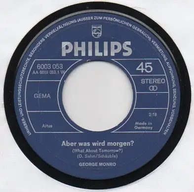 George Monro - Aber Was Wird Morgen / Lana