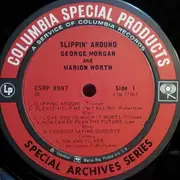 LP - George Morgan And Marion Worth - Slippin' Around