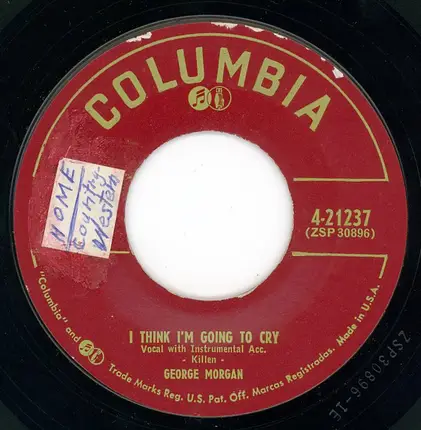 George Morgan - It's Been Nice / I Think I'm Going To Cry