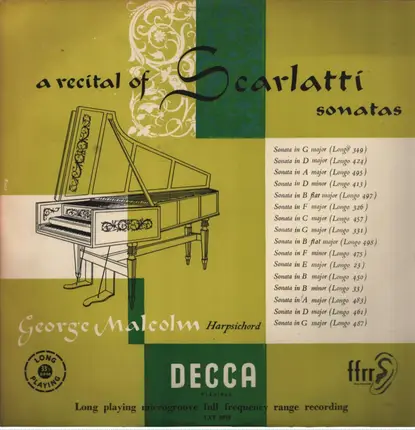 D. Scarlatti - A Recital Of Scarlatti Sonatas