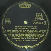 LP - George Malcolm , Domenico Scarlatti - 16 Sonaten Für Cembalo