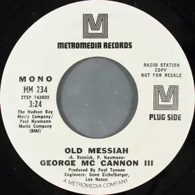 George McCannon III - Old Messiah