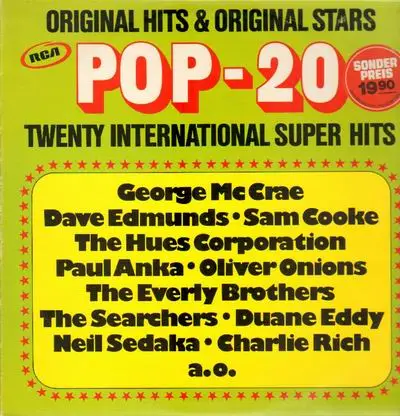 George McCrae, Dave Edmunds, Oliver Onions - Pop 20 Twenty International Super Hits
