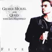 CD - George Michael And Queen With Lisa Stansfield - Five Live