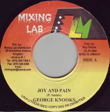 George Nooks - Joy And Pain