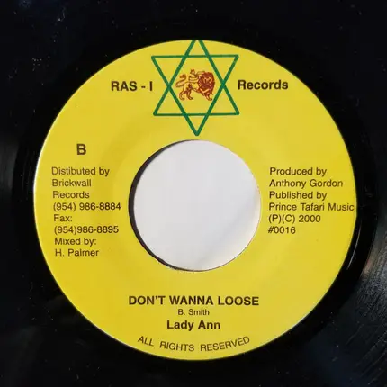 George Nooks / Lady Ann - Let Me Be / Don't Wanna Loose