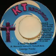 George Nooks / Mozam - I Need To Know / Reggae For Sure