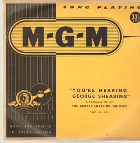 George Shearing - You're Hearing George Shearing