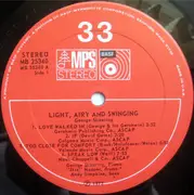 LP - George Shearing - Light, Airy & Swinging - PRC Pressing