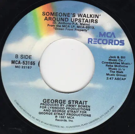 George Strait - Am I Blue / Someone's Walkin' Around Upstairs