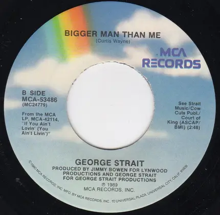 George Strait - Baby's Gotten Good At Goodbye / Bigger Man Than Me