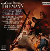 LP - George Philipp Telemann - Choral Music