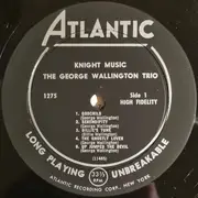 LP - George Wallington - Knight Music: George Wallington Plays 5 Originals And 6 Standards - Mono