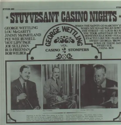 George Wettling - Stuyvesant Casino Nights