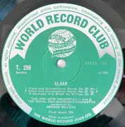 LP - George Weldon , The Royal Philharmonic Orchestra , Pro Arte Orchestra Of London - George Weldon Conducts Elgar