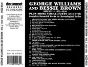 CD - George Williams And Bessie Brown / Various - Volume 2 (1925 - 1930) Plus More Vocal Duets (1923 - 1929)