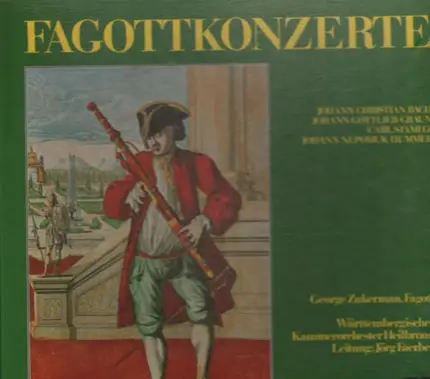 George Zukerman - Fagottkonzerte von J.Ch.Bach, H.G.Graun, C.Stamitz, J.N.Hummel