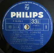 LP - Georgette Lemaire - Georgette Lemaire - Mono