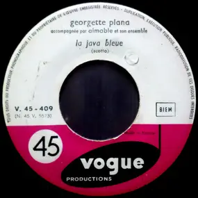 Georgette Plana - La Java Blue / Du Gris