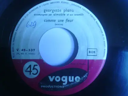 Georgette Plana - Comme Une Fleur