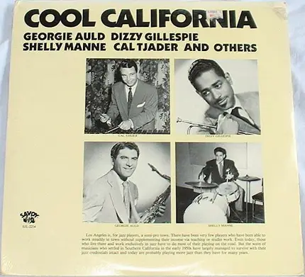 George Auld , Dizzy Gillespie , Shelly Manne , Cal Tjader And Unknown Artist - Cool California