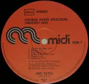 LP - George Baker Selection - Greatest Hits