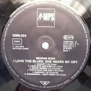LP - George Duke - I Love The Blues, She Heard My Cry