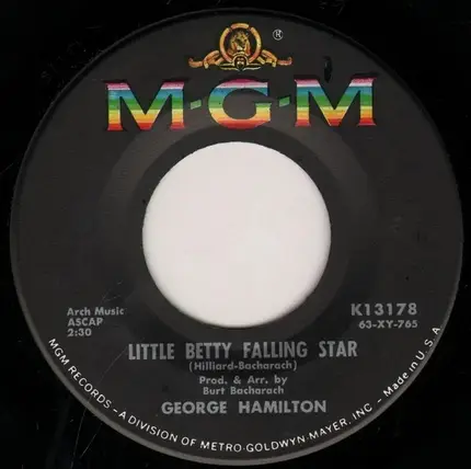 George Hamilton - Little Betty Falling Star / Don't Envy Me