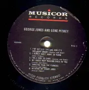 12'' - George Jones and Gene Pitney - America's No.1 / Country Singing Star / Meets - RARE