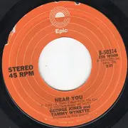 7'' - George Jones & Tammy Wynette - Near You / Tattletale Eyes