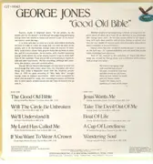 LP - George Jones - Good Old Bible