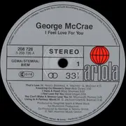 LP - George McCrae - I Feel Love For You