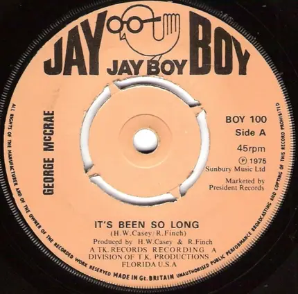 George McCrae - It's Been So Long