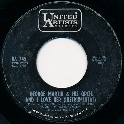 George Martin And His Orchestra - Ringo's Theme (This Boy)