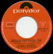 7inch Vinyl Single - Georges Moustaki - Requiem Per Chi Sa Chi - Mono