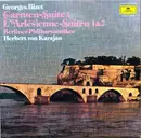 LP - Bizet (Karajan) - Carmen-Suite 1 / L'Arlésienne-Suiten 1 & 2 - Club edition