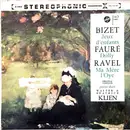 LP - Bizet / Fauré / Ravel - Walter & Beatriz Klien - Piano Music For Four Hands