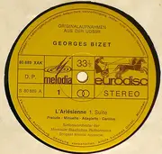 LP - Georges Bizet , Moscow State Symphony Orchestra , Николай Аносов - L'Arlésienne-Suiten Nr. 1 Und 2