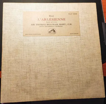 Bizet / Sir Thomas Beecham - L'Arlésienne - Suites Nos. 1 Et 2