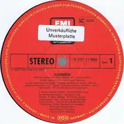 LP - Bizet - Carmen - Grosser Querschnitt In Französischer Sprache