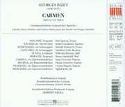 Double CD - Georges Bizet - Carmen (Gesamtaufnahme In Deutscher Sprache) - Libretto incl.
